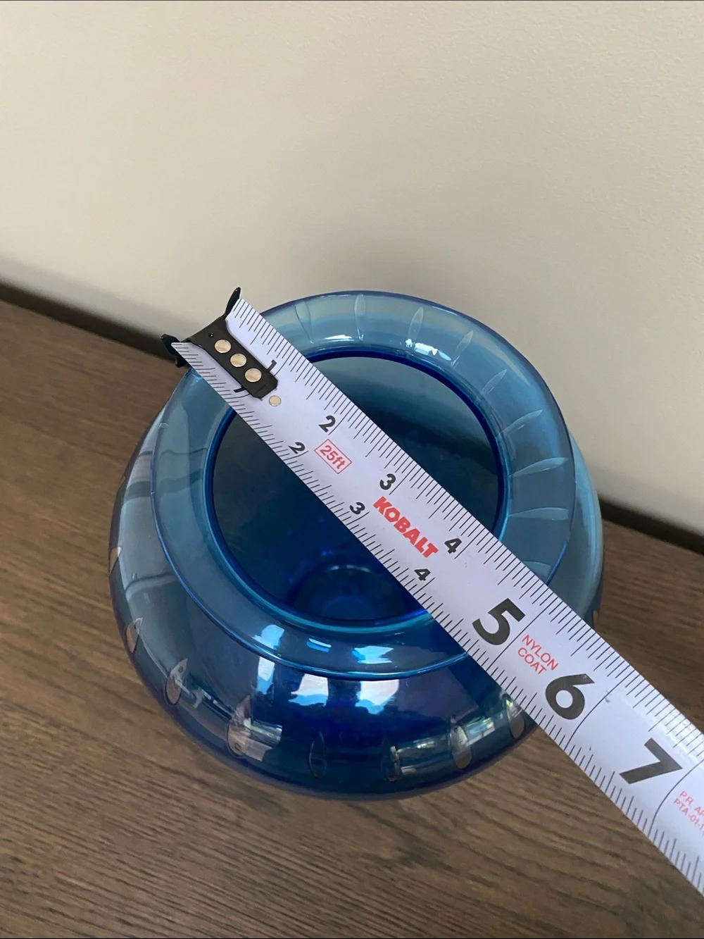 Blenko Cobalt Blue Glass Vase